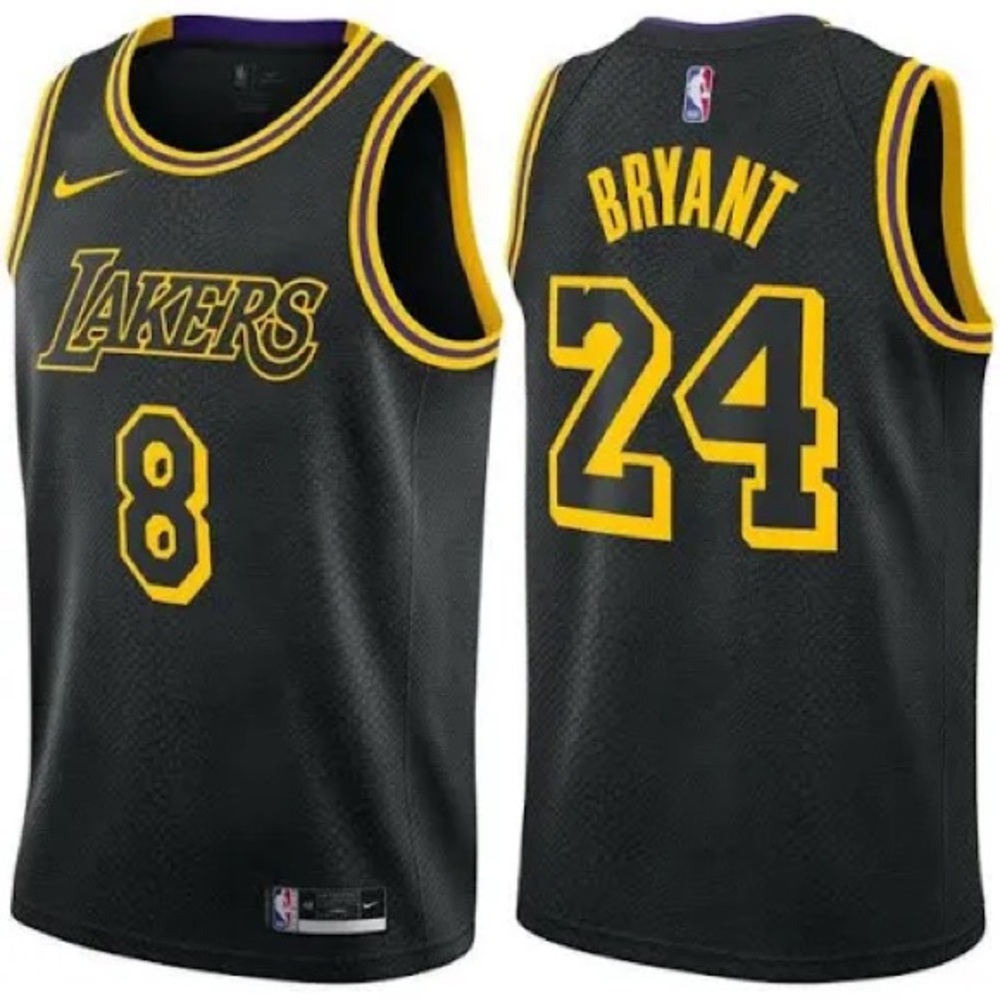 Legendary Kobe Bryant Mamba Mentality  Lakers City Edition Swingman Jersey